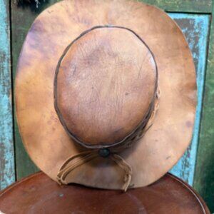 Pat's Mexican Leather Hat Cozumel 1978